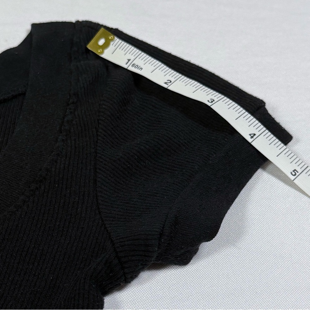 Vintage Wet Seal Black Scoop Neck Baby Tee - Picture 5 of 8